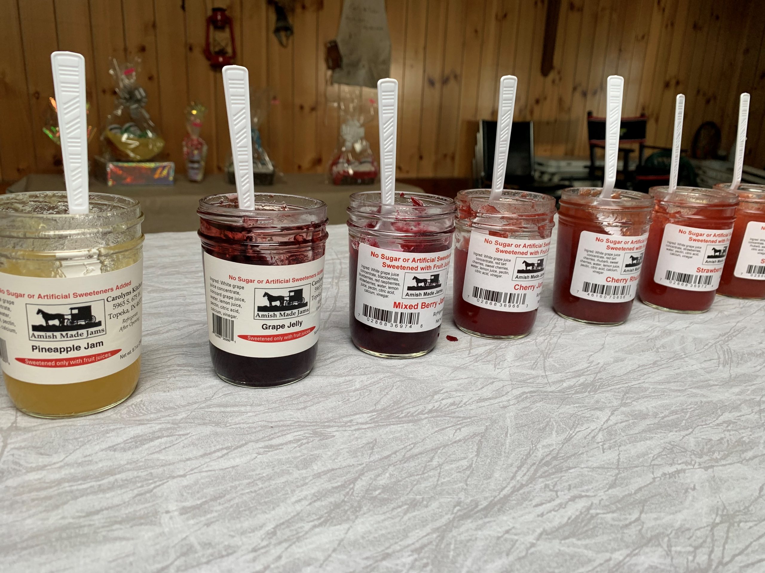 Amish Made jams and jellies