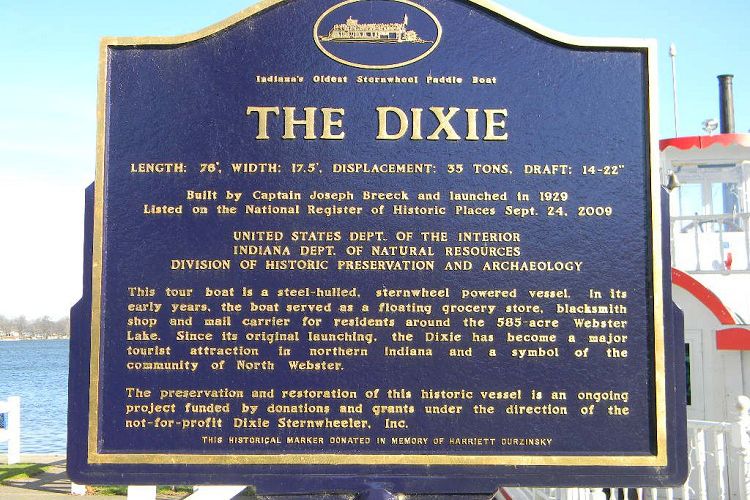 The Dixie plaque