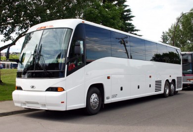 A coach bus
