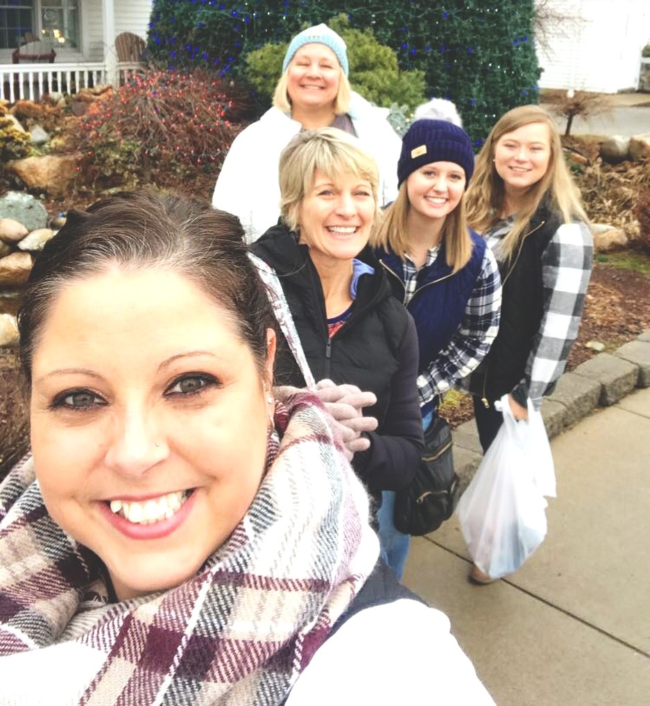 Group of smiling women