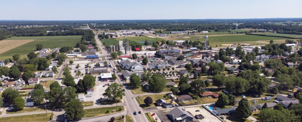 Aerial view of LaGrange county