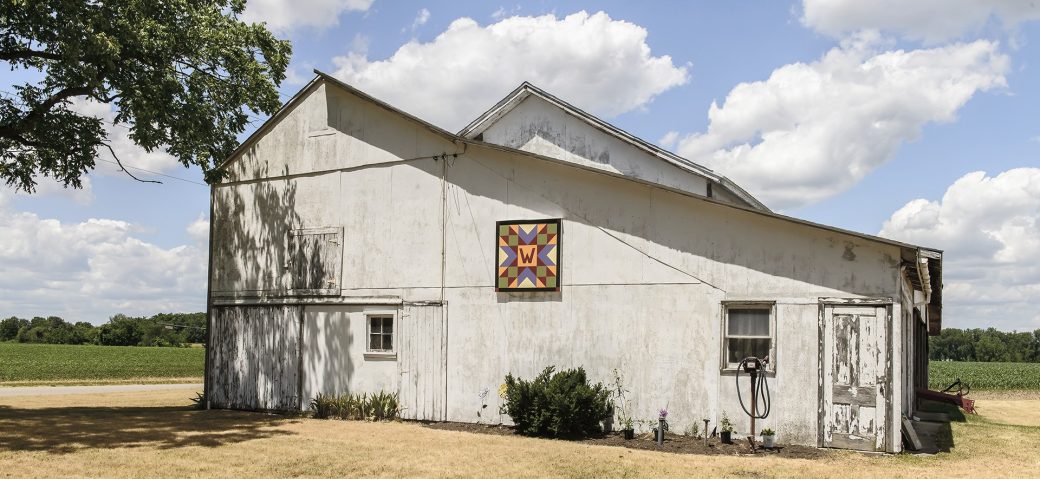 An old barn house