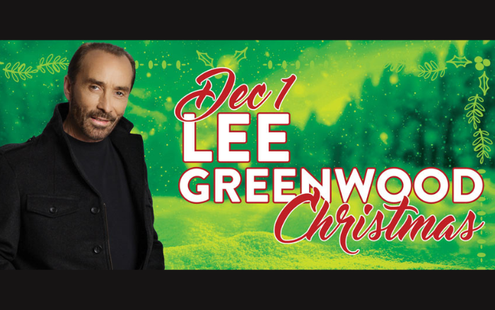 Dec 1 Lee Greenwood Christmas