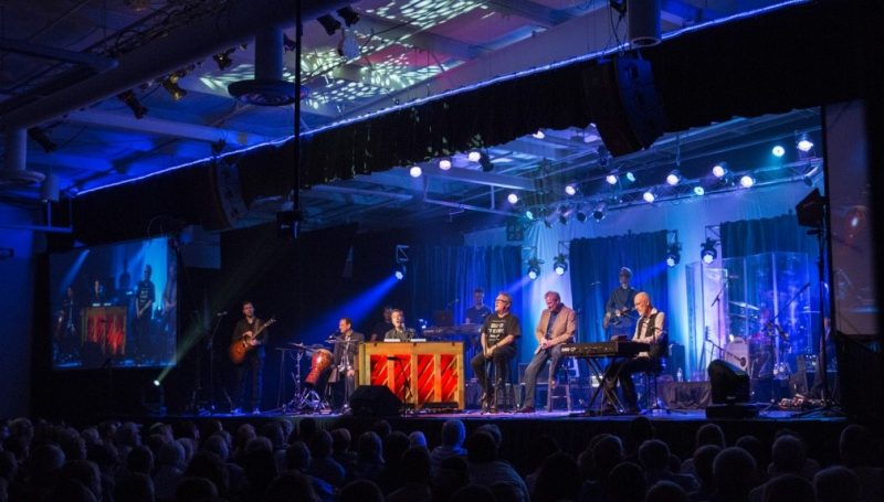 live concert musicians on stage