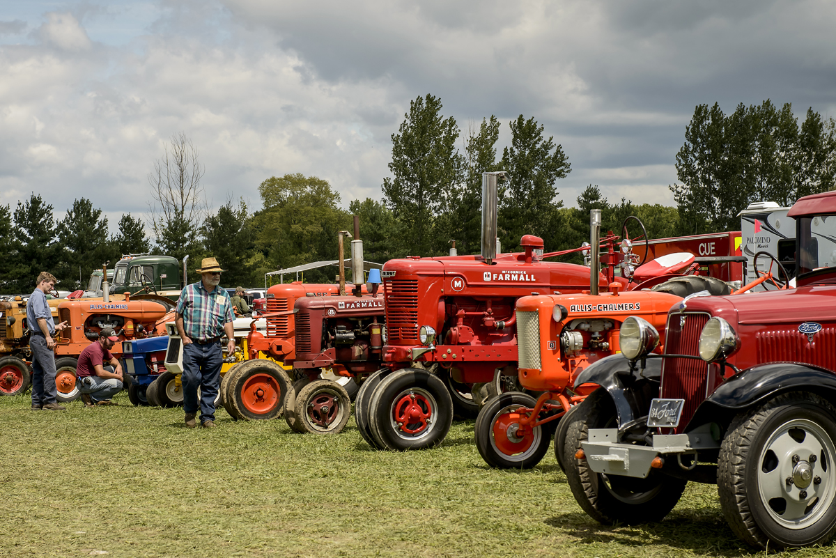 NE Steam and Gas Show tractors 2