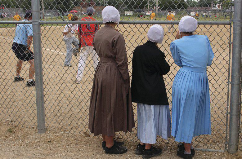 Topeka 4th of July baseball spectators