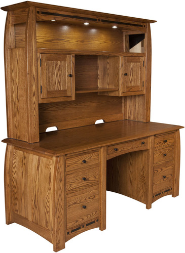 Weaver Furniture desk with shelves