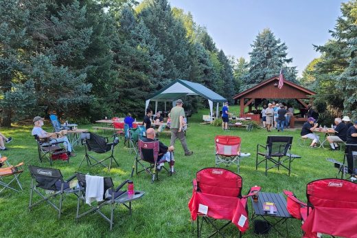 Cookout at campground.