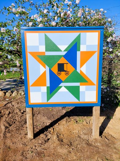 Delt Church Park Barn Quilt