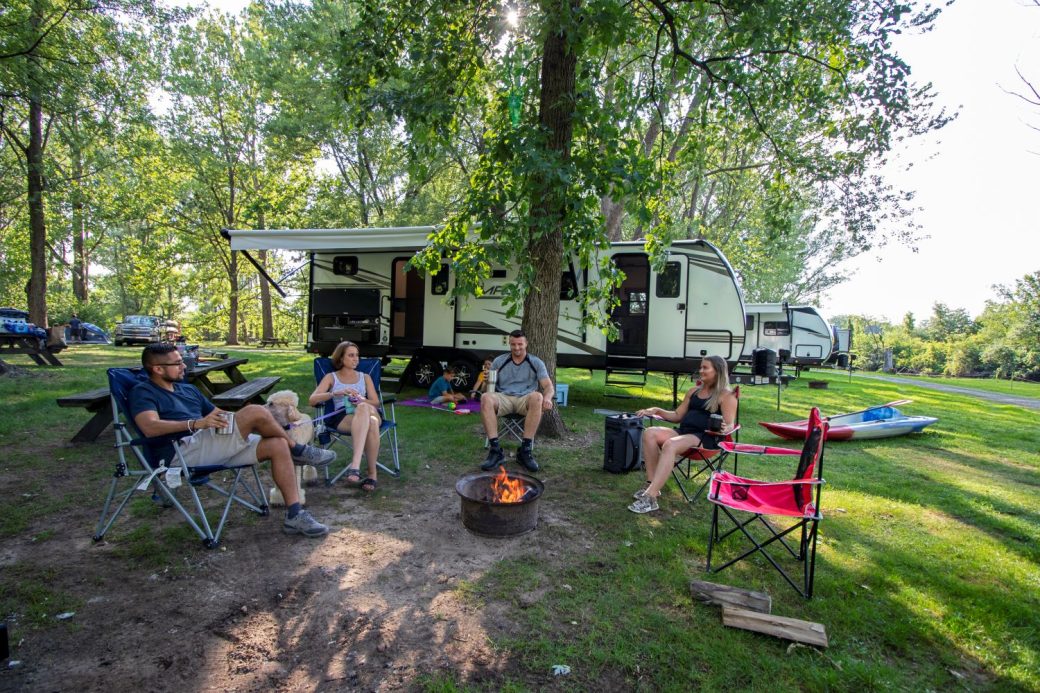 Family camping