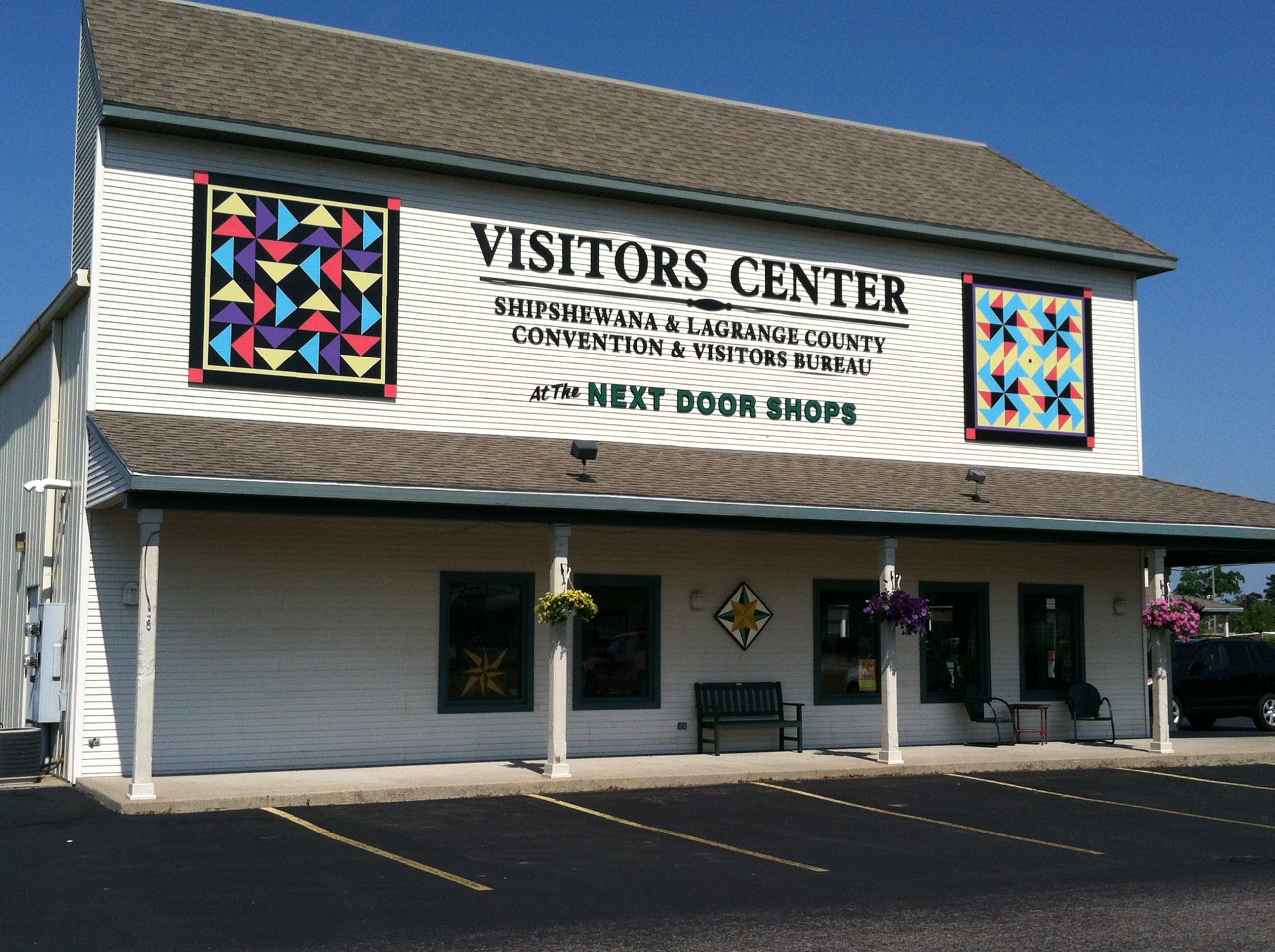 Visitors Center Finished barn quilt