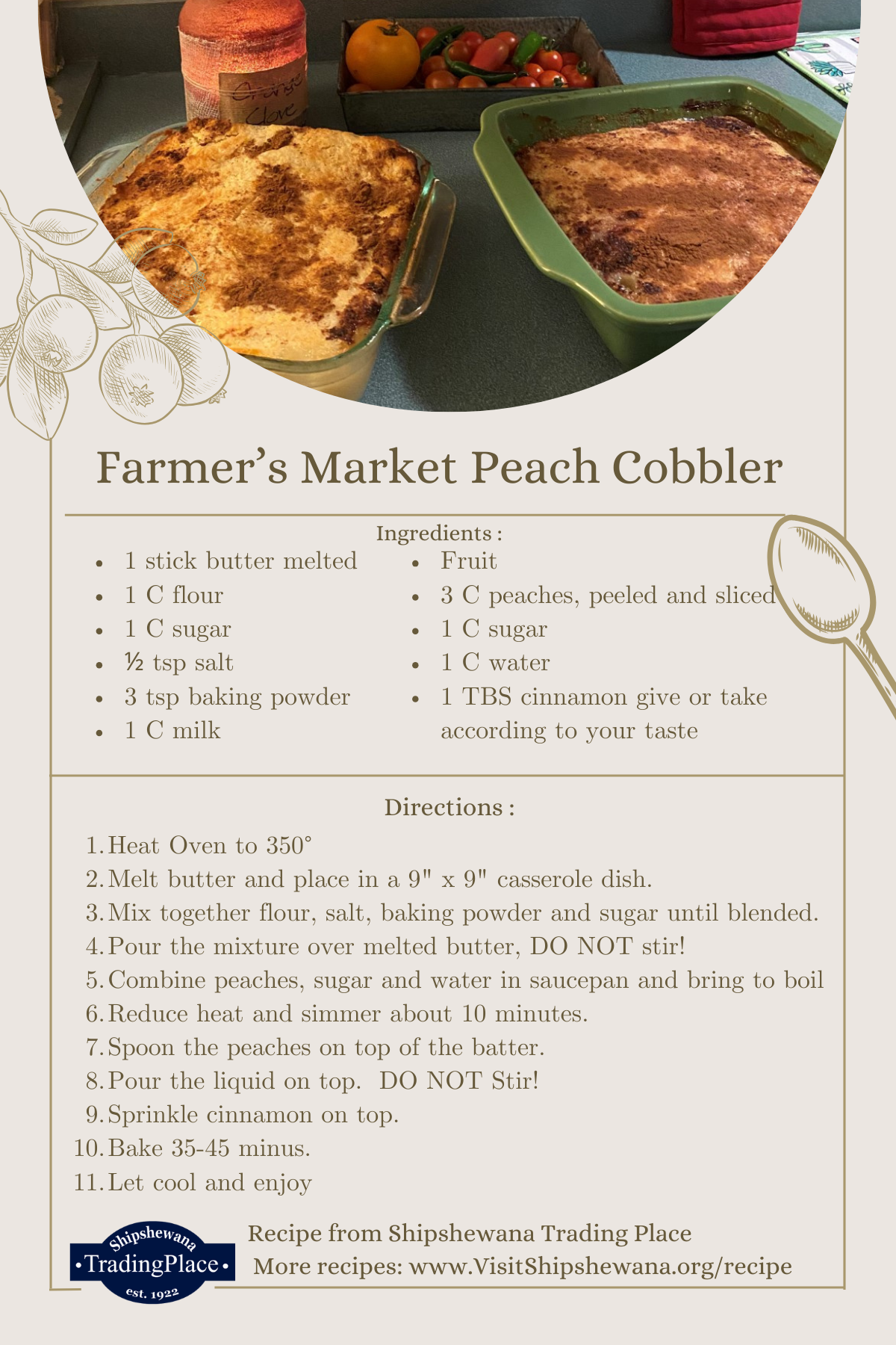 Peach Cobbler