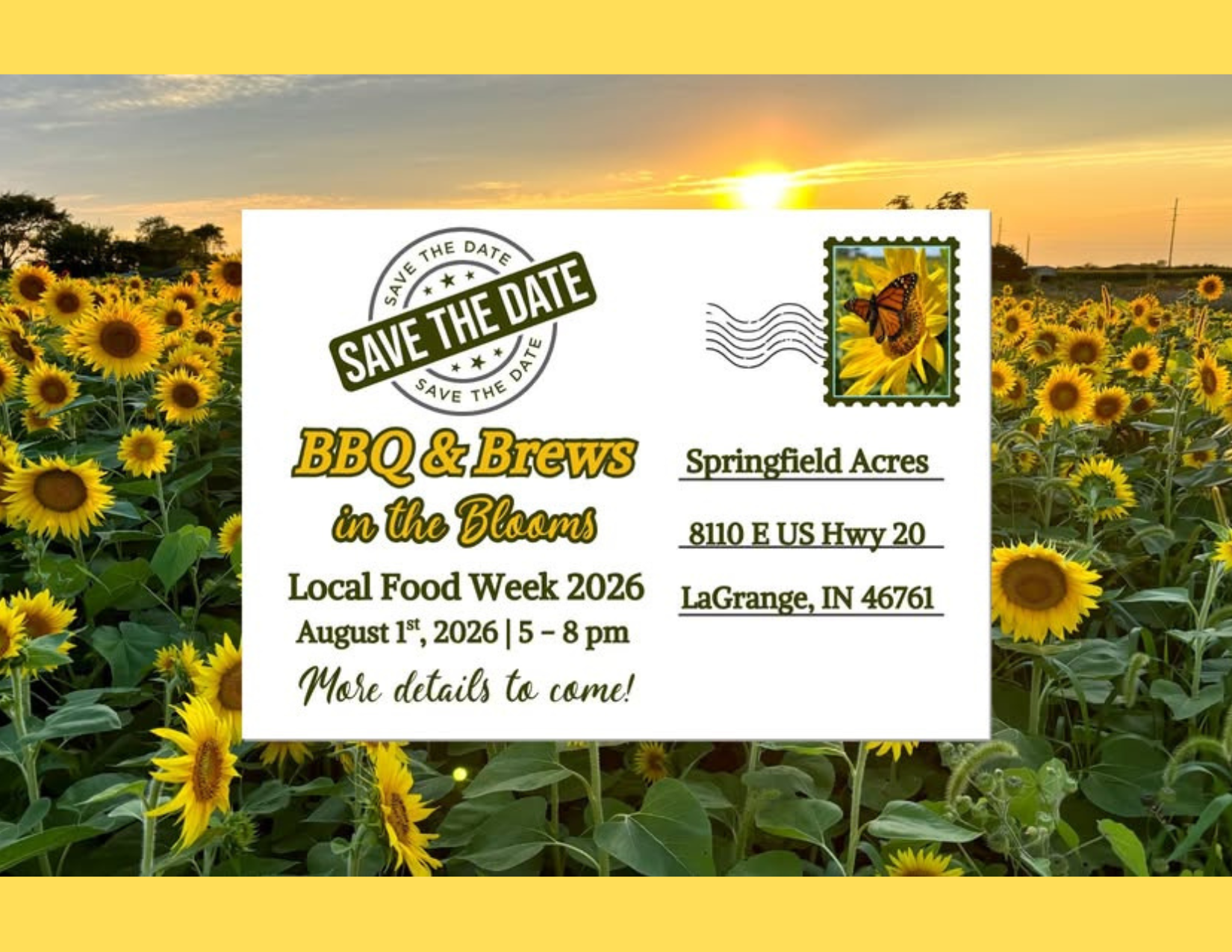 BBQ Brews in the Blooms 8-1-26