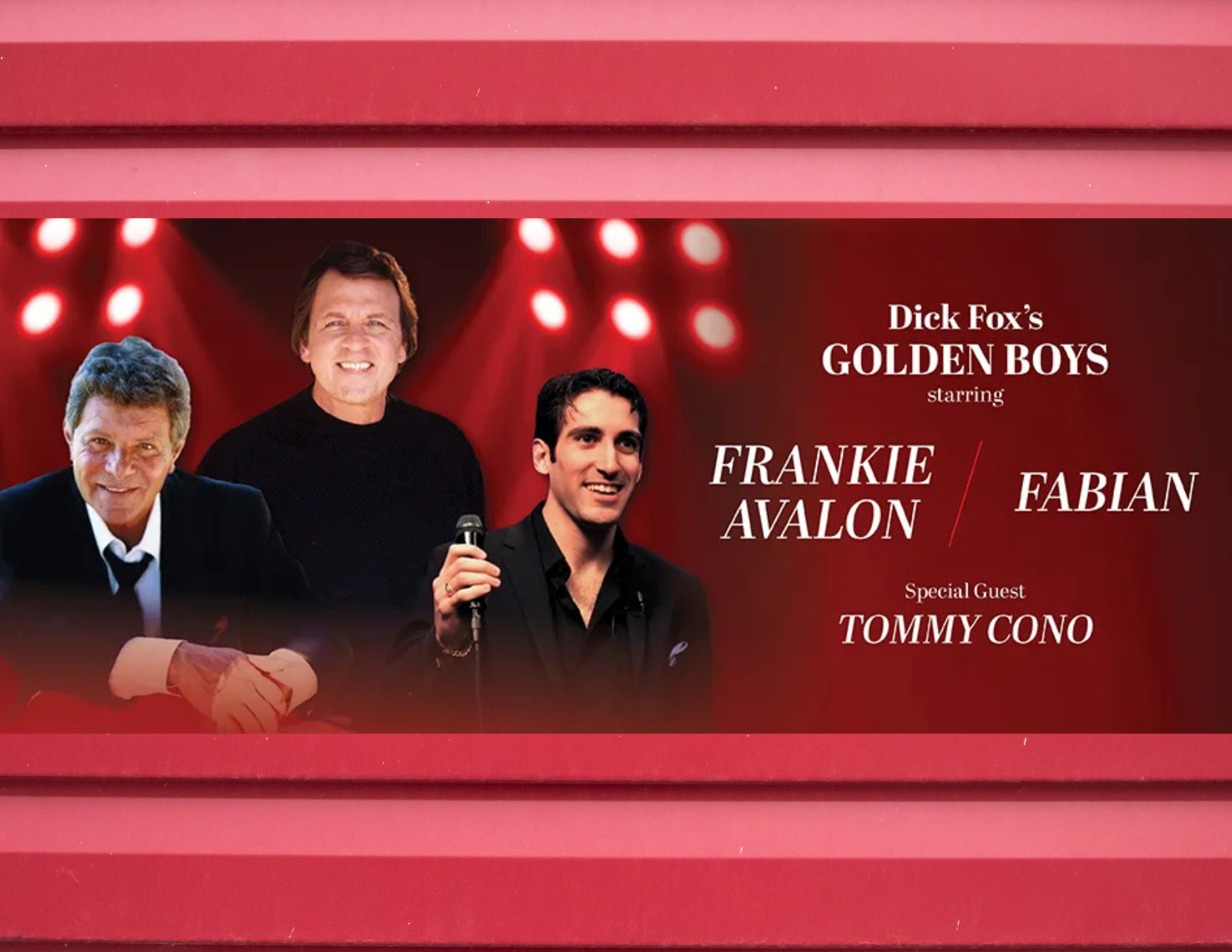 Frankie Avalon, Fabian, Tommy Cono 5-7-26