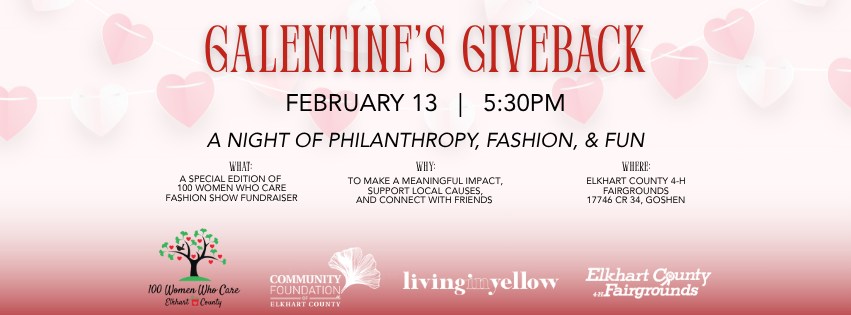 Galentine's Giveback February 13th at 5:30 pm