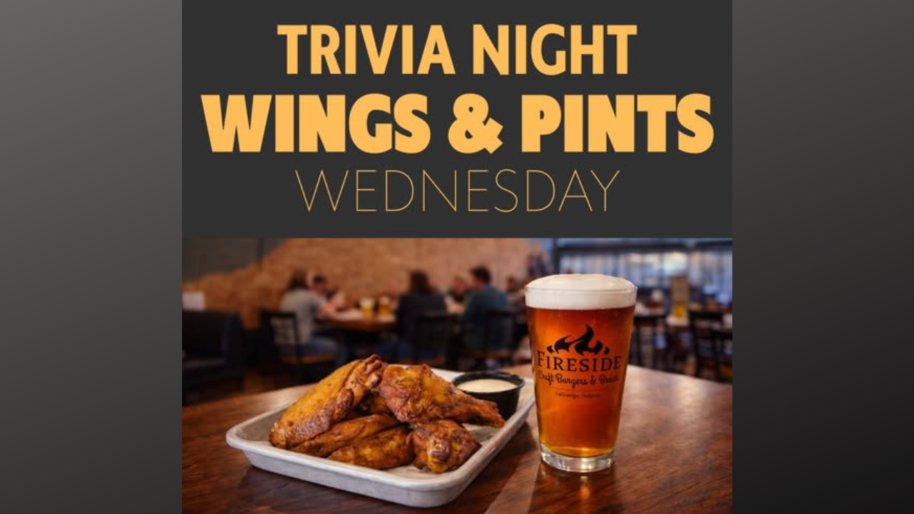 Trivia Night at Fireside Wednesdays @ 6:30pm